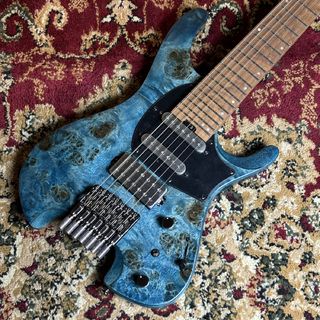 Ibanez Q547PB COL (Cosmic Blue Low Gloss) 7弦エレキギター ヘッドレス【現物写真】