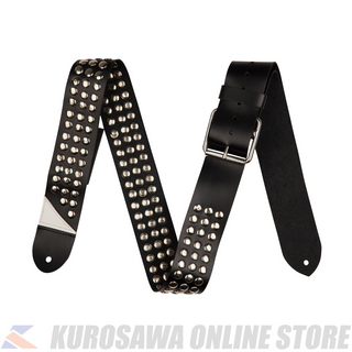 JacksonStud Leather Strap, Black, 2.5" 【送料無料】(ご予約受付中)
