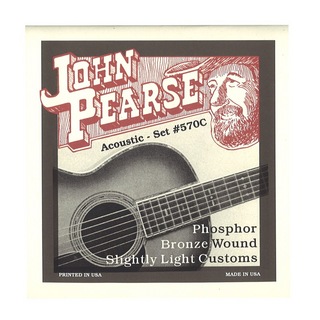 John Pearse570C アコースティックギター弦 11-52×6セット