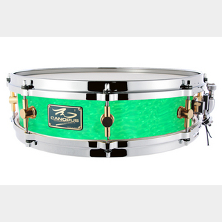 canopusThe Maple 4x14 Snare Drum Signal Green Ripple