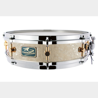 canopus The Maple 4x14 Snare Drum Vintage Pearl
