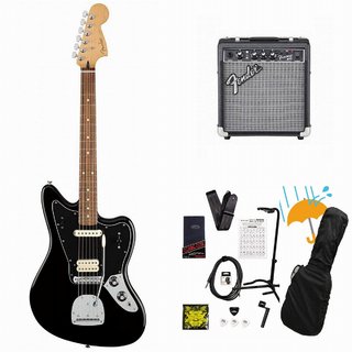 Fender Player Series Jaguar Black Pau Ferro Fender 10Wアンプ付属エレキギター初心者セットR【WEBSHOP】