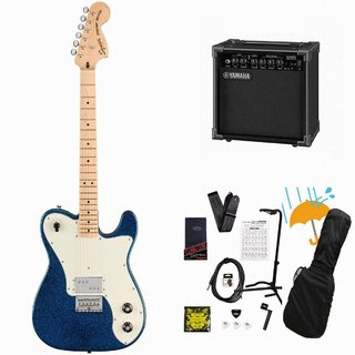 Squier by Fender Limited Edition Paranormal Esquire Deluxe Blue Sparkle YAMAHA GA15IIアンプ付属初心者セットR【WEBSHOP