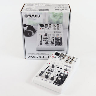 YAMAHA 【中古】 ミキサー ヤマハ YAMAHA AG03 W ライブストリーミングミキサー ホワイト