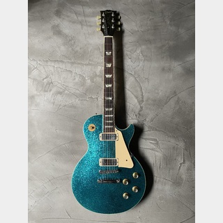 Gibson 1976 Les Paul Deluxe Blue Sparkle refinish