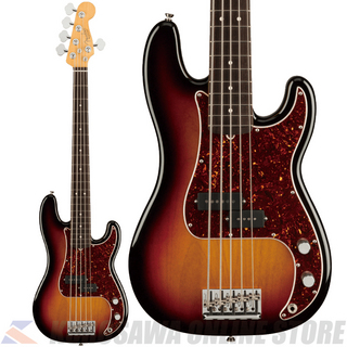 FenderAmerican Professional II Precision Bass V, Rosewood, 3-Color Sunburst (ご予約受付中)