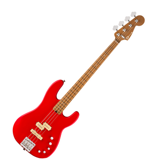 Charvelシャーベル Pro-Mod San Dimas Bass PJ IV MAH Satin Ferrari Red エレキベース