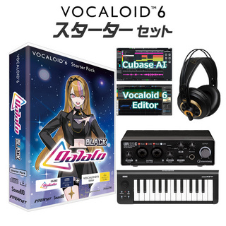 INTERNET VOCALOID6 galaco BLACK 初心者スターターセット ギャラ子 スターターパック CV.柴咲コウ ボーカロイド