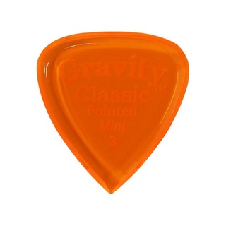 Gravity Guitar PicksClassic Pointed -Mini- GCPM3P 3.0mm Orange ピック