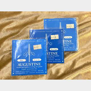 AUGUSTINEClassic Guitar String 1st,2nd,3rd BLUE 1,2,3弦×各1本セット クラシックギター用ナイロン弦