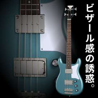 美品 エピフォン Epiphone Embassy エレキベース 青 Epiphone