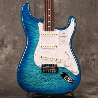 Fender 2024 Collection Made in Japan Hybrid II Stratocaster QMT Aquamarine フェンダー [限定モデル][S/N JD24