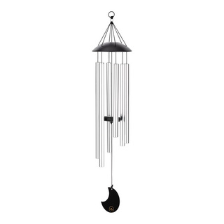MEINL Sonic Energy Moon Meditation Chime 32" / 80 cm, 432 Hz, Round Arch, Silver [MMC32S]