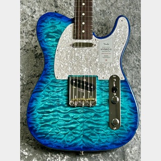 Fender ～2024Collection ～Made in Japan Hybrid II Telecaster QMT/Rosewood -Aquamarine-【ご予約受付中!】