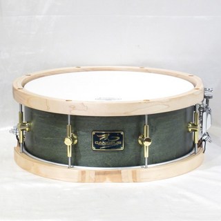 canopusMO-1455WH [MO Snare Drum 14''×5.5'' w/WoodHoop - Black Olive Oil]