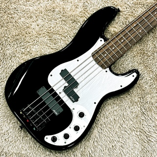 Squier by FenderContemporary Active Precision Bass PH V Black 【5弦エレキベース】【特価】
