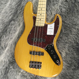 Fender Made in Japan Hybrid II Jazz Bass Maple Fingerboard Vintage Natural