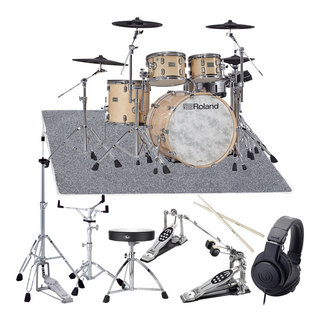Roland V-Drums Acoustic Design Series VAD706-GN ツインフルオプションセット【分割48回まで金利手数料無料!】