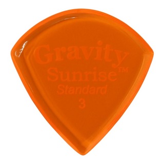 Gravity Guitar Pickssunrise -Standard- GSUS3P 3.0mm Orange ギターピック
