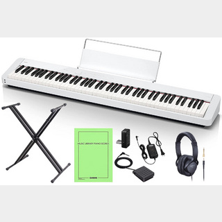 Casio PX-S1100WE [X型キーボードスタンド＆ヘッドホンセット！] (ホワイト) デジタルピアノ【WEBSHOP】