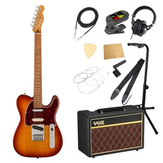 Fenderフェンダー Player Plus Nashville Telecaster PF SSB エレキギター VOXアンプ付き 入門11点 初心者セット