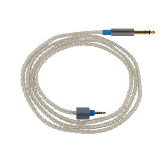 Dekoni Audio Ensemble Cables HP-Split 6.35mm-52” シルバー CBZ-HP-52-TW-3.5 モジュラーヘッドフォンケーブル