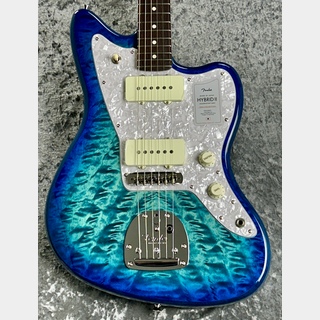 Fender ～2024Collection ～Made in Japan Hybrid II Jazzmaster QMT/Rosewood -Aquamarine- #JD24019174【3.69kg】