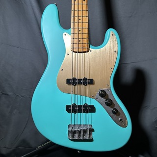 Squier by Fender 40th Anniversary Jazz Bass Vintage Edition Gold Anodized Pickguard Satin Sea Foam Green 【現物画像】