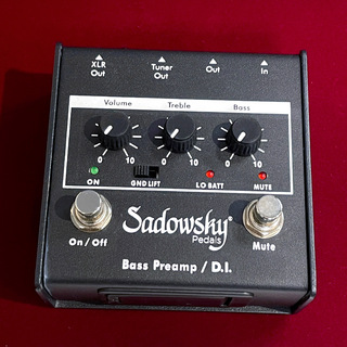 Sadowsky SBP-1 Bass Preamp / DI 【高品位なSadowskyアクティブサウンド】【送料無料】