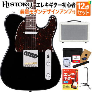 HISTORYHTL-Standard BLK Black 初心者12点セット 軽量モダンデザインアンプ付