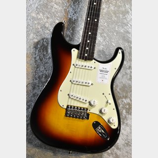 Fender MADE IN JAPAN TRADITIONAL 60S STRATOCASTER 3-Tone Sunburst #JD23033688【漆黒指板】【軽量3.24kg】