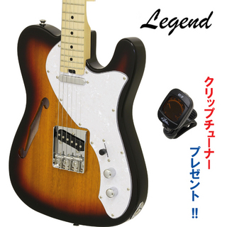 LEGEND LEGEND by AriaProII / LTE-69TL 3TS (3-Tone Sunburst)・セミホロウ/テレキャスターシンライン・タイプ