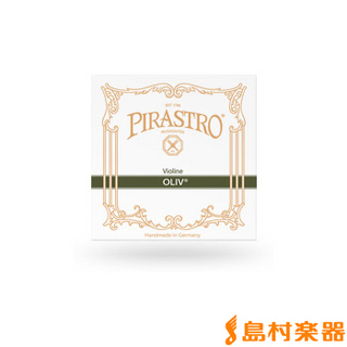 Pirastro311121 Oliv ヴァイオリン弦 バイオリン弦 オリーブ E線 4/4用 Mittel ゴールドスチール弦 【ボールエンド