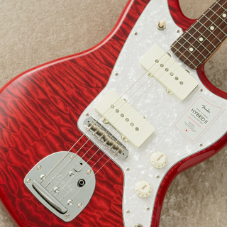 Fender 2024 Collection Made in Japan Hybrid II Jazzmaster QMT -Quilt Red Beryl-【3.57kg】【#JD23029549】