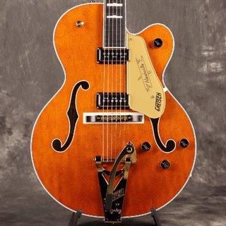 Gretsch G6120TG-DS Players Edition Nashville DS with String-Thru Bigsby and Gold Hardware,Roundup Orange[S/N