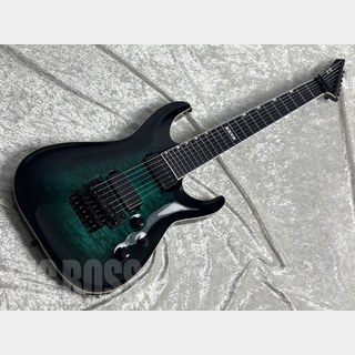 E-II HORIZON FR-7 QM (Black Turquoise Burst)