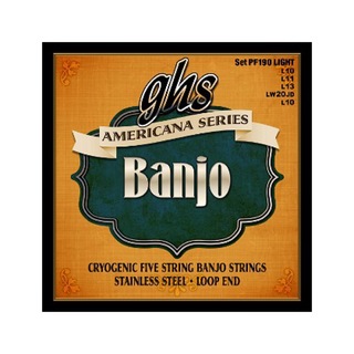 ghs PF190 AMERICANA SERIES BANJO Light 5弦バンジョー弦