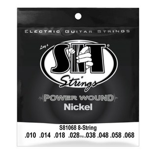 SIT Strings 【夏のボーナスセール】 POWER WOUND Electric Guitar Strings 8-string S81068