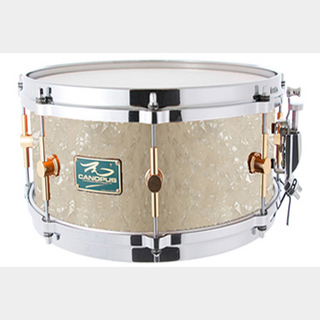 canopus The Maple 6.5x12 Snare Drum Vintage Pearl