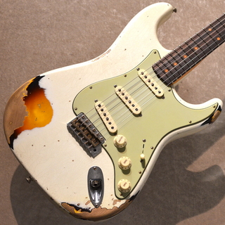 Fender Custom ShopCustom Collection 1960 Stratocaster Heavy Relic ～Aged Olympic over White 3-Color Sunburst～ #CZ569364