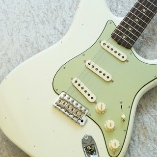 Fender Custom Shop~Custom Collection~ 1963 Stratocaster Journeyman Relic CC Hardware -Aged Olympic White-