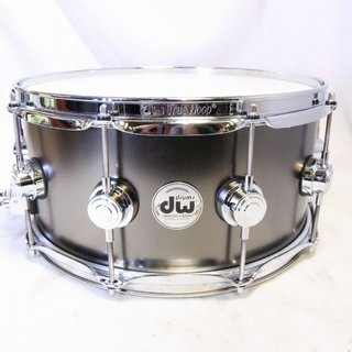 dw DRVD6514SVCBK 14x6.5 Satin Black Over Brass Snare【池袋店】