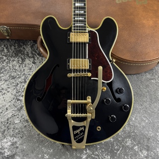 Gibson Memphis 【メンフィス製】ES-355 with Bigsby  Ebony [4.21kg]2016年製 3F ギブソンフロア