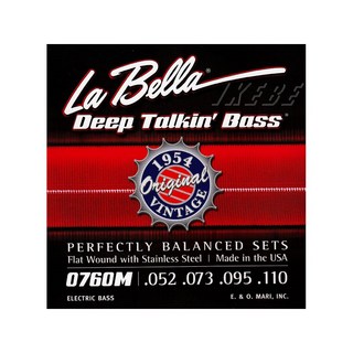 La Bella0760M [1954 ORIGINAL STYLE] / Flat Wound Stainless Steel Bass Strings