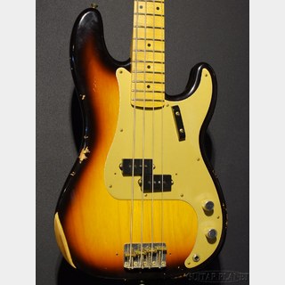 Fender Custom Shop 1958 Precision Bass Relic -Super Faded Aged Chocolate 3-Color Sunburst-【3.88kg】