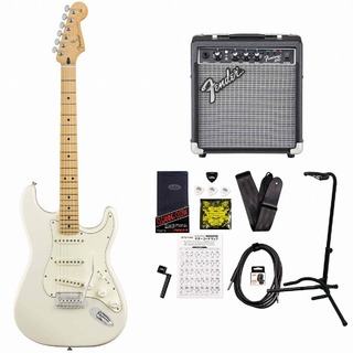 FenderPlayer Series Stratocaster Polar White Maple Frontman10Gアンプ付属エレキギター初心者セット【WEBSHOP