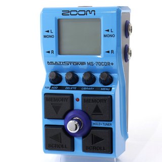 ZOOM MS-70CDR+ MultiStomp｜コーラス／ディレイ／リバーブ等の