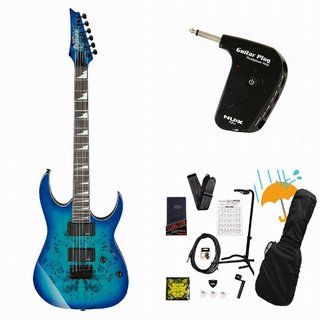 Ibanez GRGR221PA Aqua Burst GRGR221PA-AQB 入門用 海外限定モデル  GP-1アンプ付属エレキギター初心者セットR【W