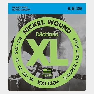 D'AddarioEXL130+ XL NICKEL Electric Guitar Strings Extra-Super Light Plus 085-39 【渋谷店】