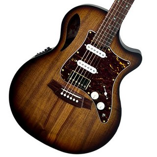 Cole ClarkTrue Hybrid Series CCTL2EC-BLBL-HSS Sunburst Satin Blackwood top back and sides【WEBSHOP】